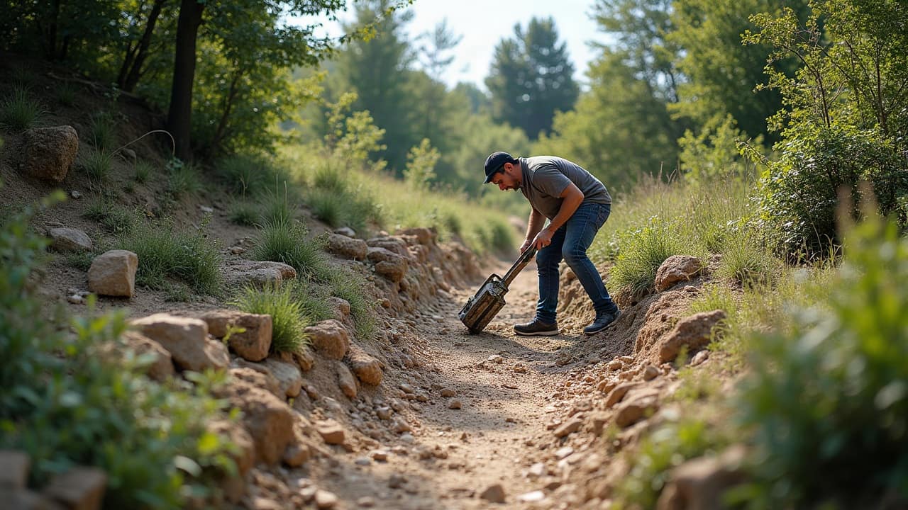Ce qui use le treillis métallique d'un gabion avec le temps