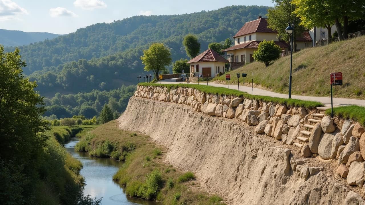 L'eau, cause la plus fréquente de désordre sur un mur de soutènement