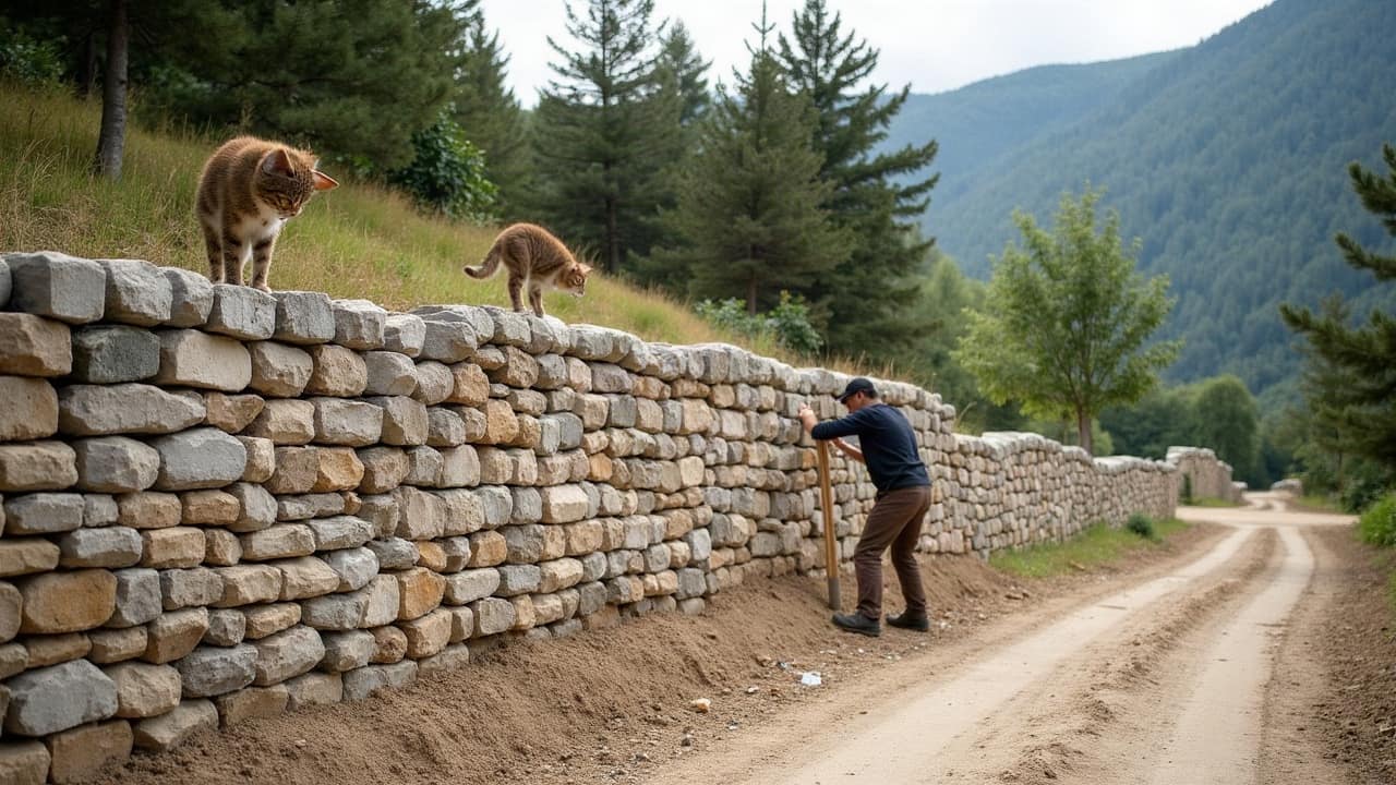Mur de soutènement neuf : que surveiller la première année