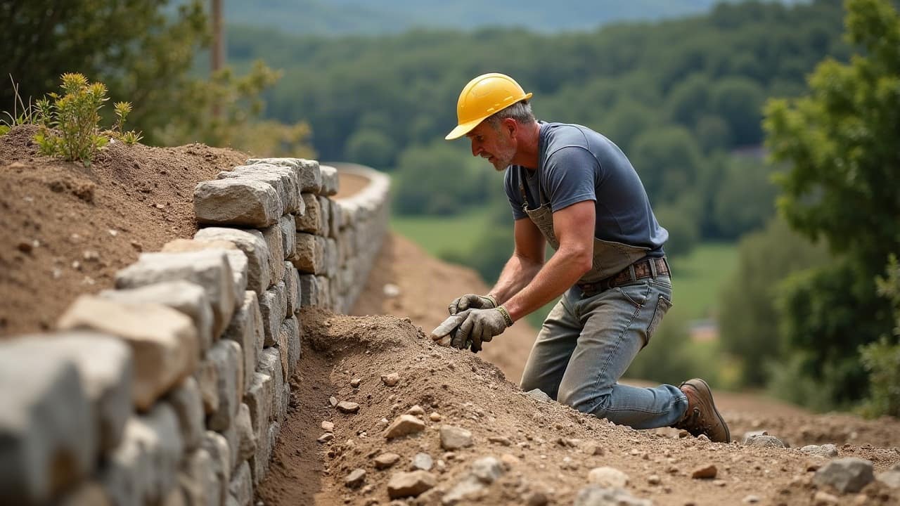 Réception d'un mur de soutènement : les points à vérifier