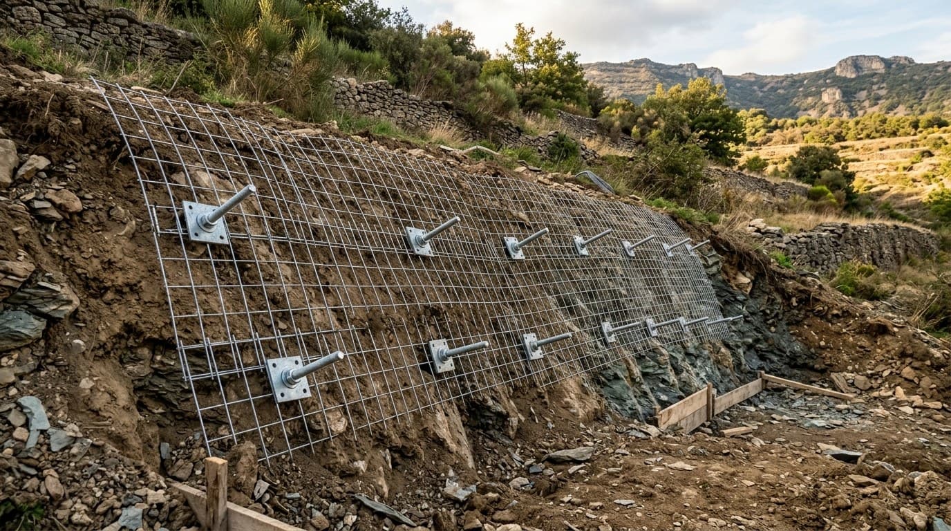Reprise et confortement de talus à Annonay et en Ardèche